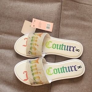 Juicy Couture Sparkly Slides